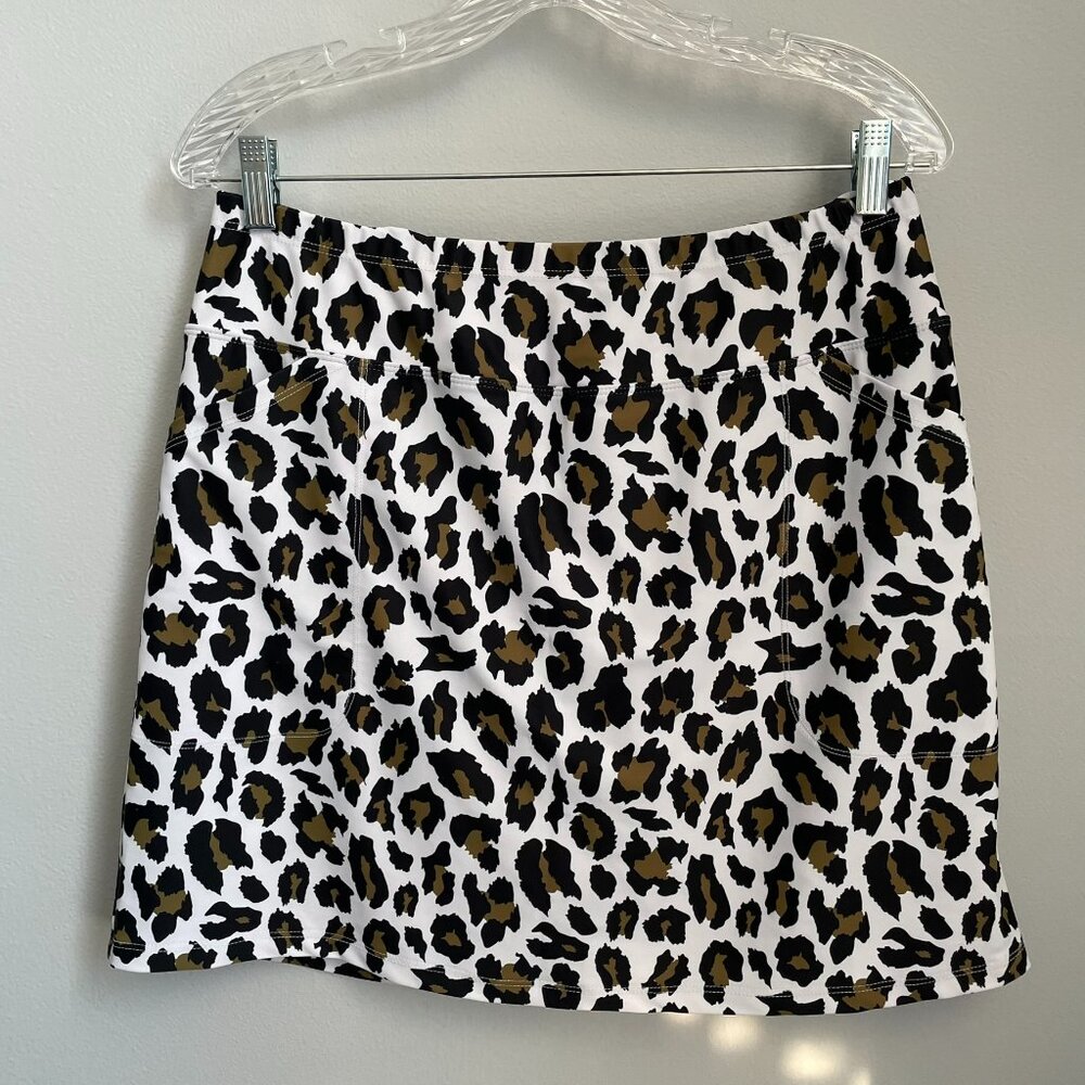 B Skinz Golf Skort Large Savanna Wild Side Collection Leopard L BSkinz Pull On